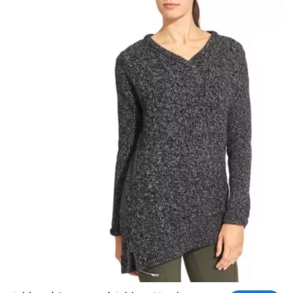 Athleta Northern Lights Cashmere Blend Sweater ex small Asymmetrical oversized - Picture 10 of 12